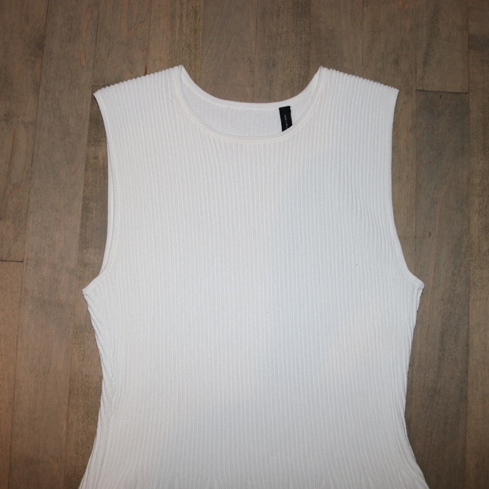 THEORY White Peplum Top - Picture 5 of 5